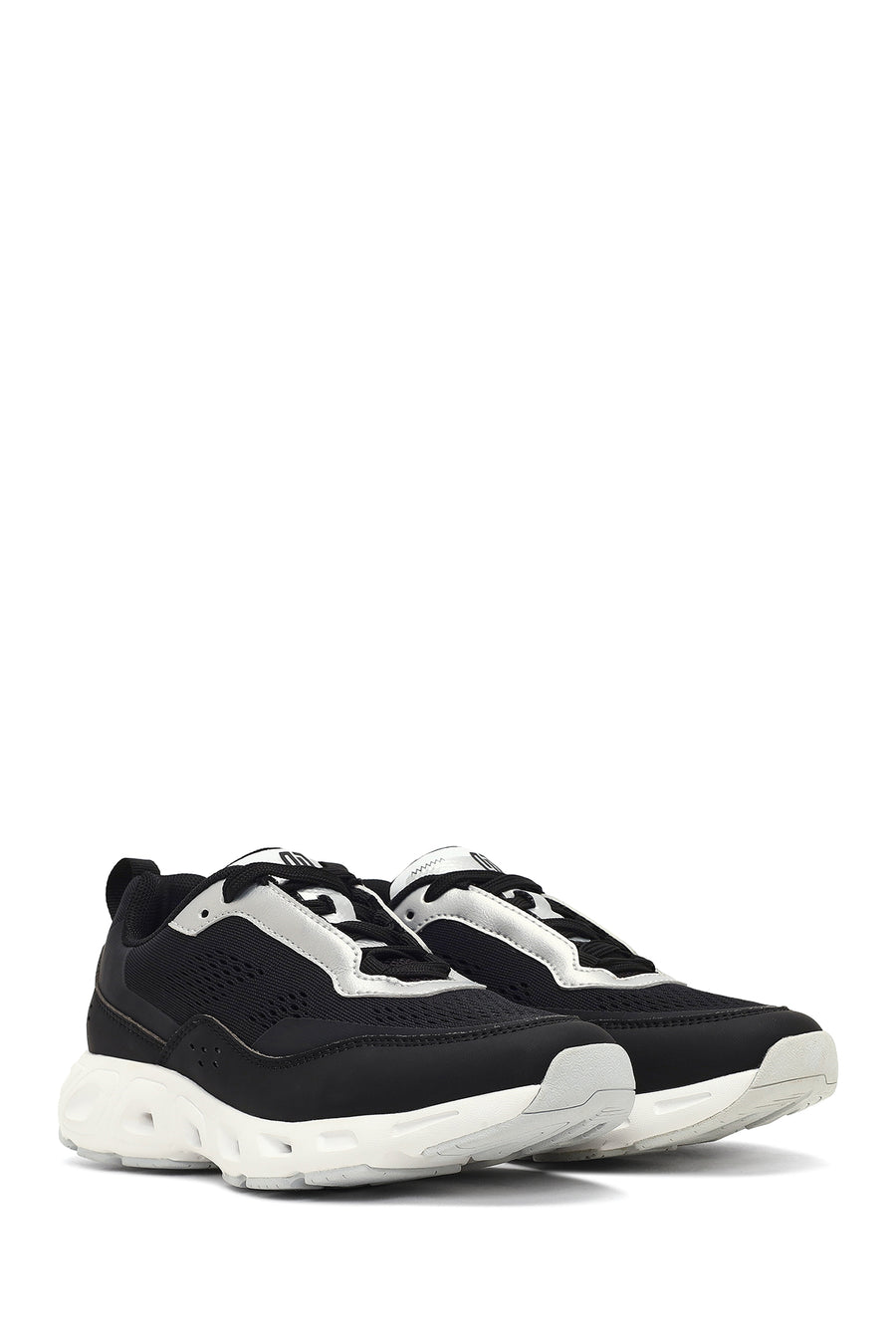 Derimod Studio Women's Black Lace-Up Thick-Soled Sneaker