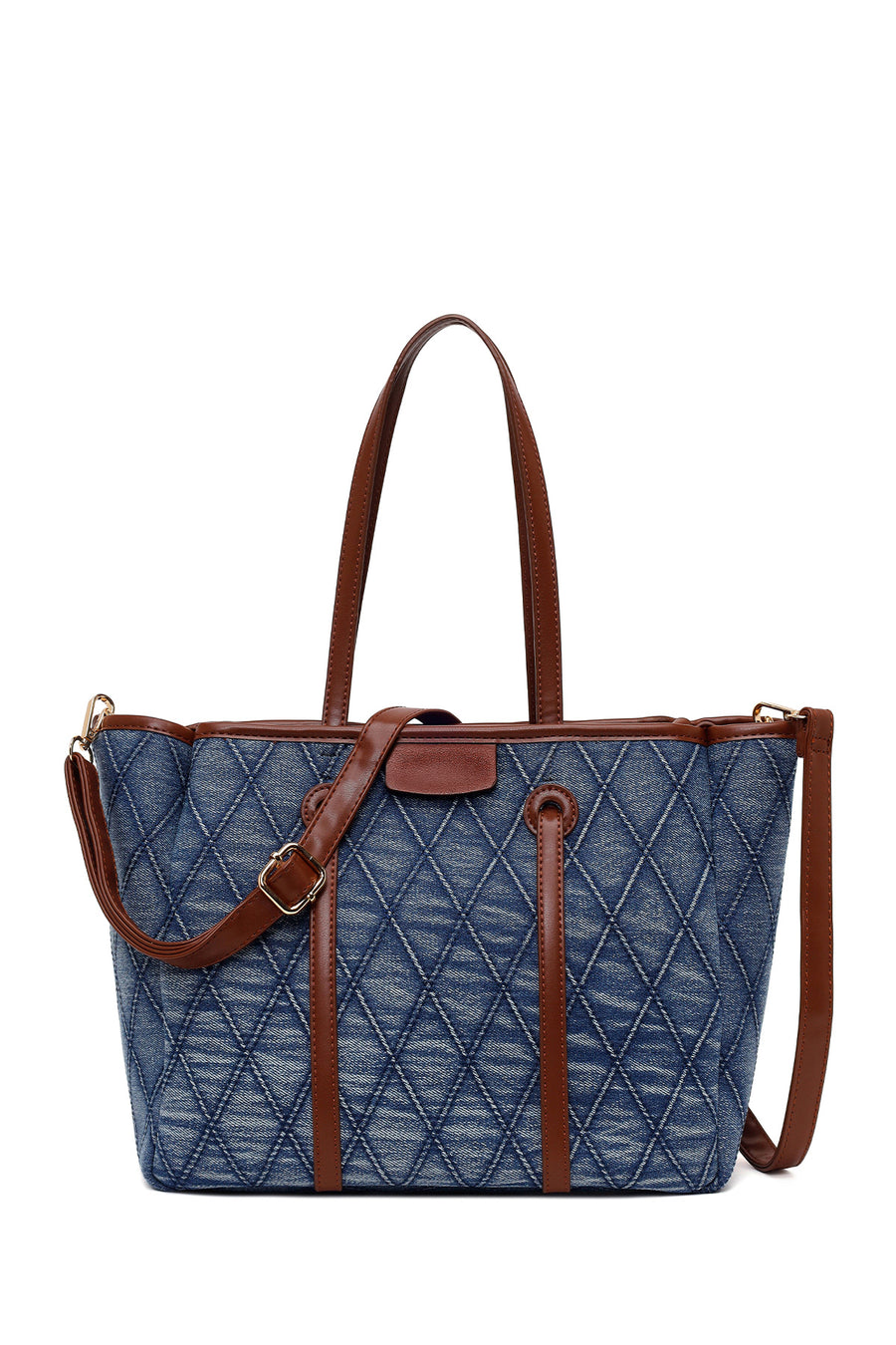Woman Blue Jean Fabric Long-Strap Shoulder Bag 26SBD26716F | Derimod