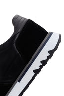 Men's Black Thick Sole Lace-up Leather Casual Sneaker | Derimod