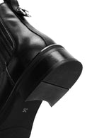 Women's Black Leather Chelsea Boots | Derimod