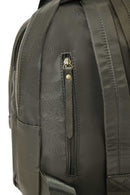 Women's Khaki Suede Backpack | Derimod