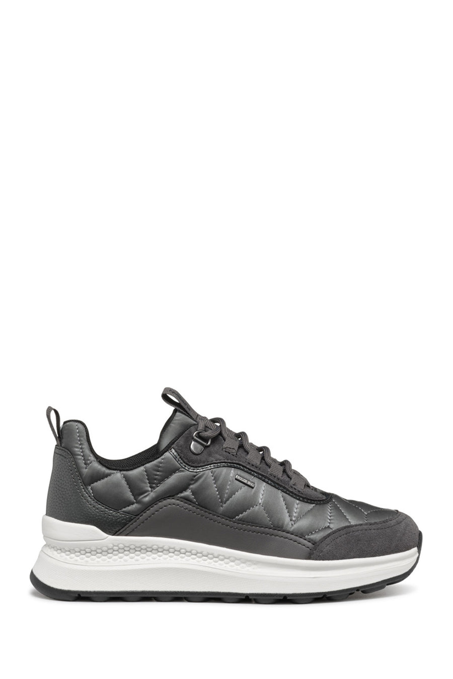 Geox Kadın Gri Bağcıklı Kalın Tabanlı Kumaş Sneaker D46WPD0FU22C9002 | Derimod
