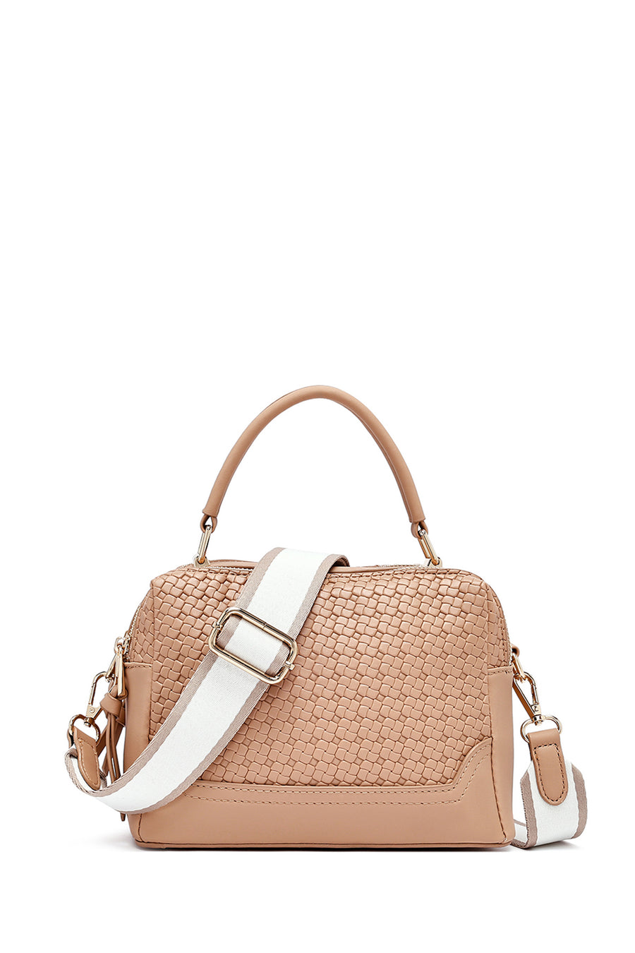 Women's Mink Printed Long Shoulder Bag 25SBD263626 | Derimod