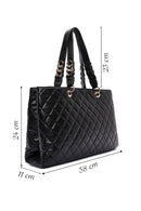 Women's Black Quilted Shoulder Bag | Derimod