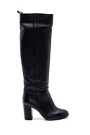 Women's Leather Heeled Boots | Derimod