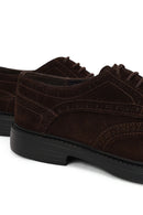 Male Brown Lace-up Suede Casual Shoes | Derimod
