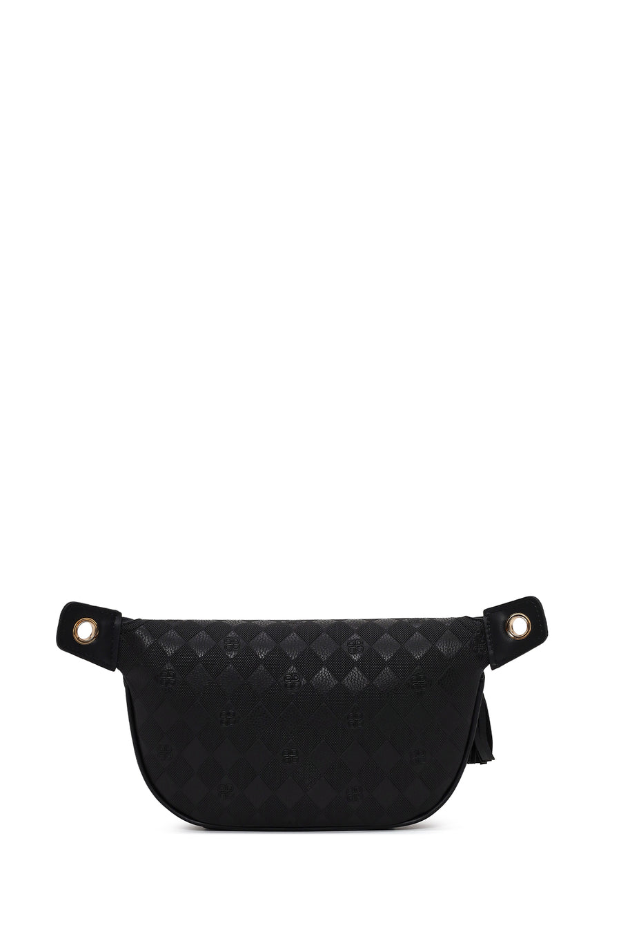 Woman Black Printed Waist Bag