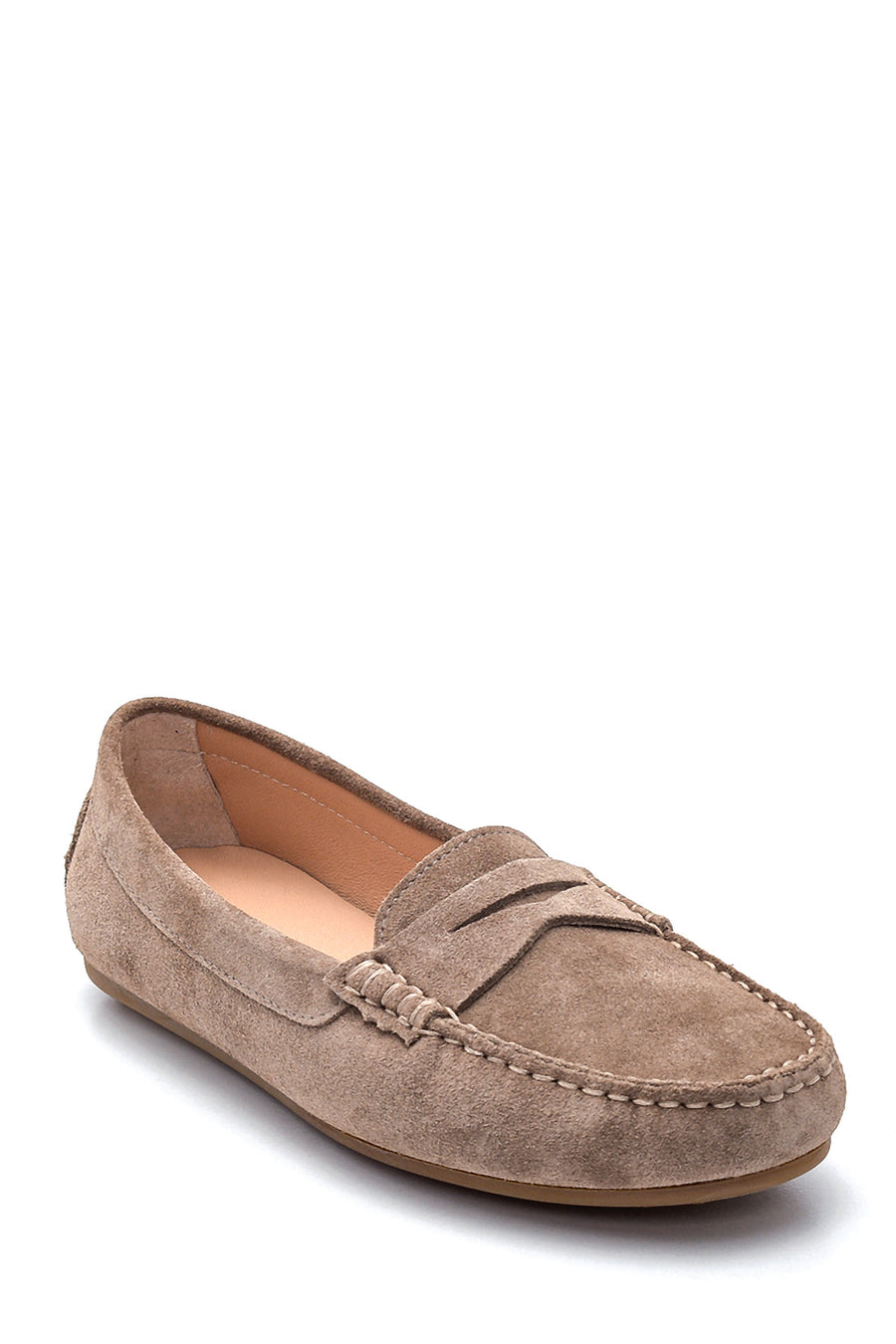 Women's Leather Suede Loafer