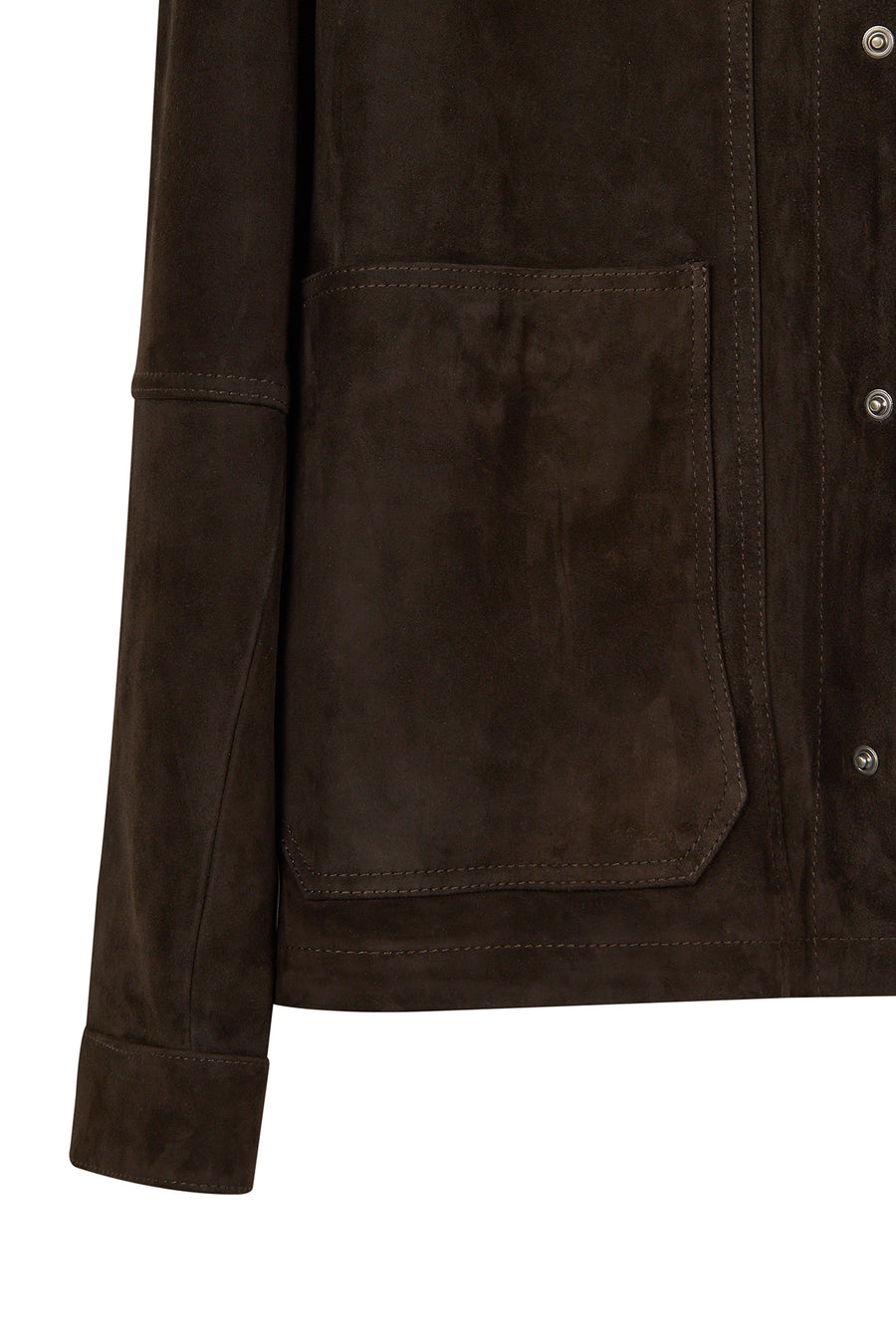 Shoe Male Brown Suede Shirt Jacket