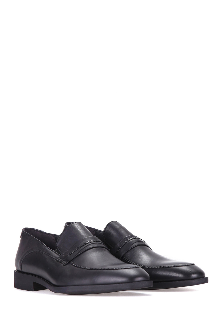 Rubber Sole Men's Leather Shoes