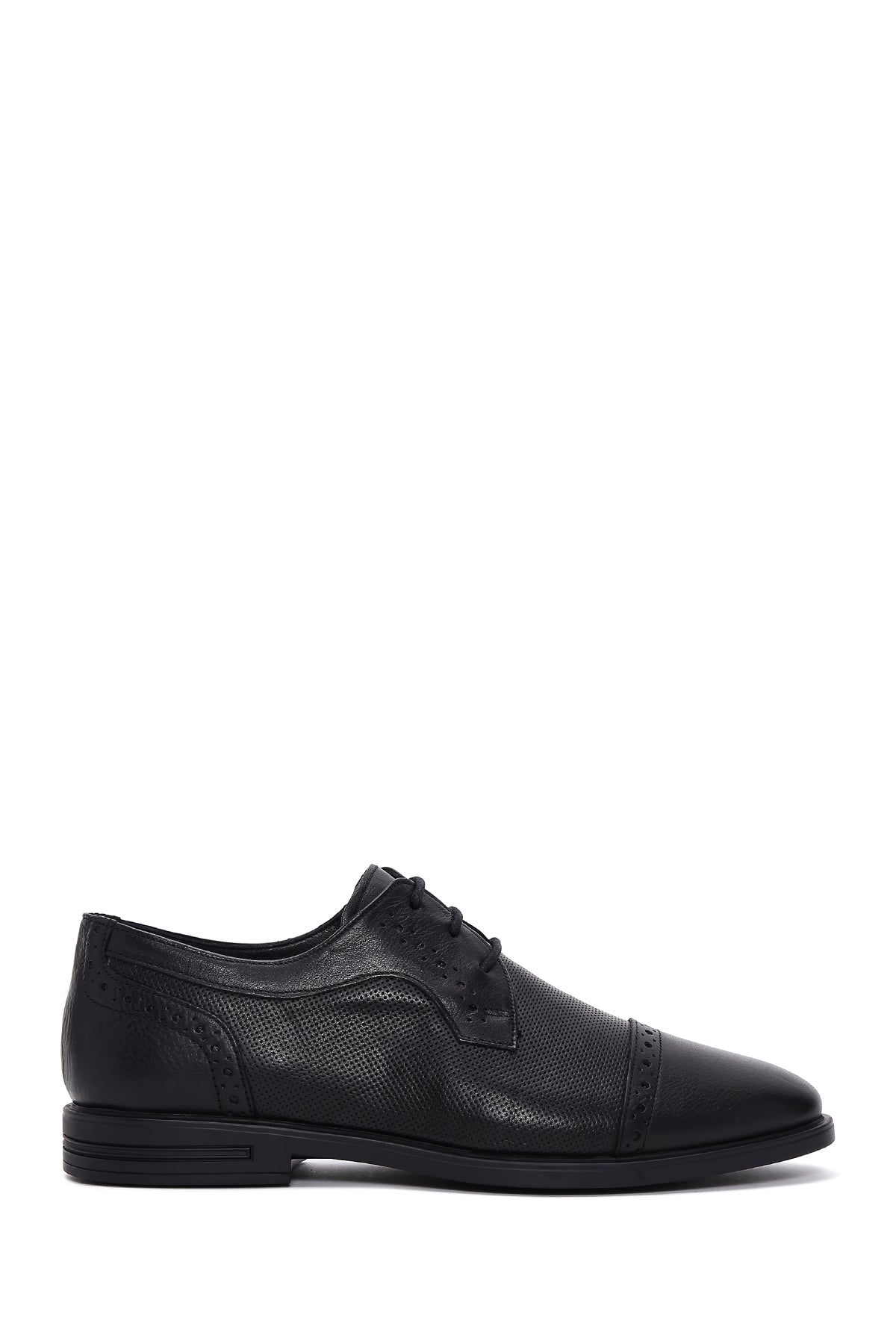 Erkek Siyah Deri Klasik Ayakkabı 23SFD683126 | Derimod