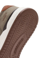 Skechers Men's Beige Corliss - Dorset Lace-Up Fabric Sneakers | Derimod