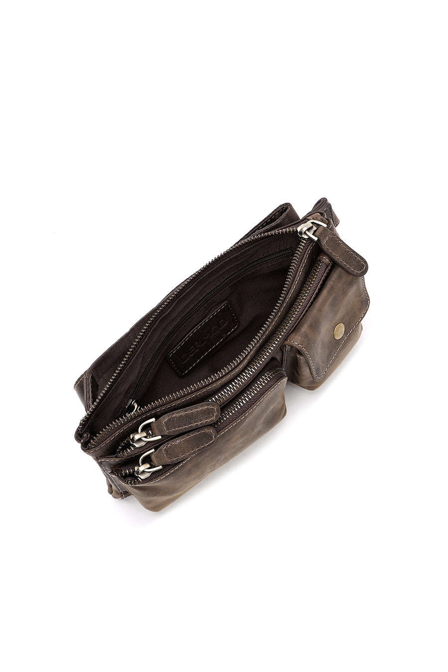 Men's Mink Leather Waist Bag