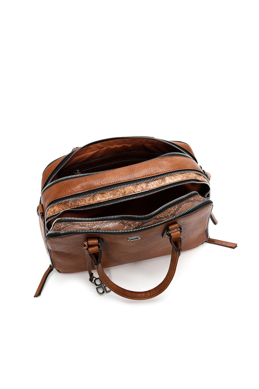 Women's Brown Long Strap Casual Shoulder Bag