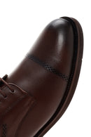 Men's Brown Laced Leather Classic Shoes | Derimod