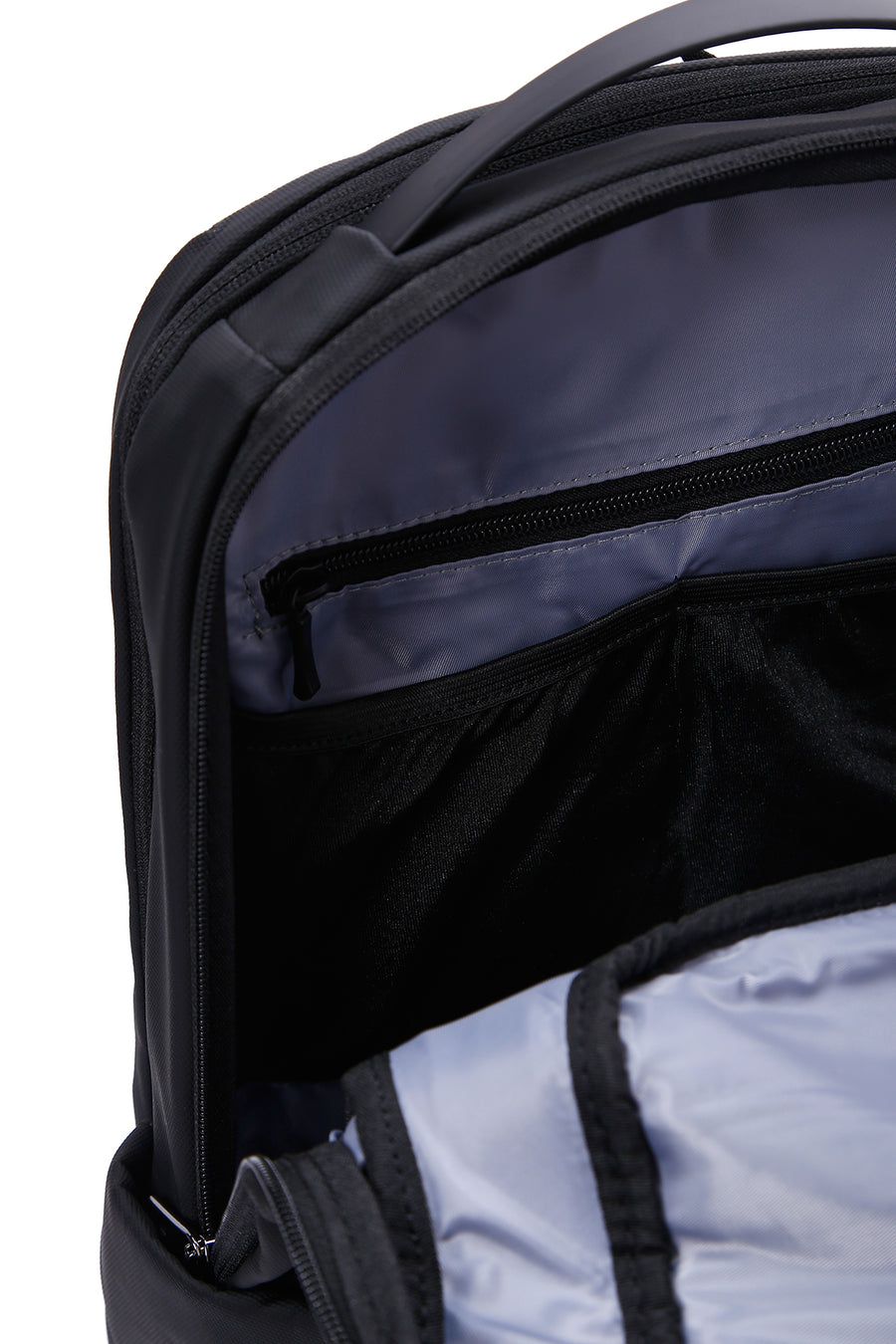 D-Pack Unisex Black Technological Fabric Hardcase Backpack