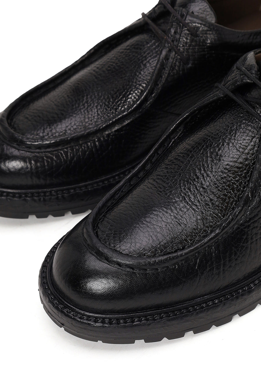 Derimod Black Erkek Siyah Bağcıklı Deri Casual Ayakkabı