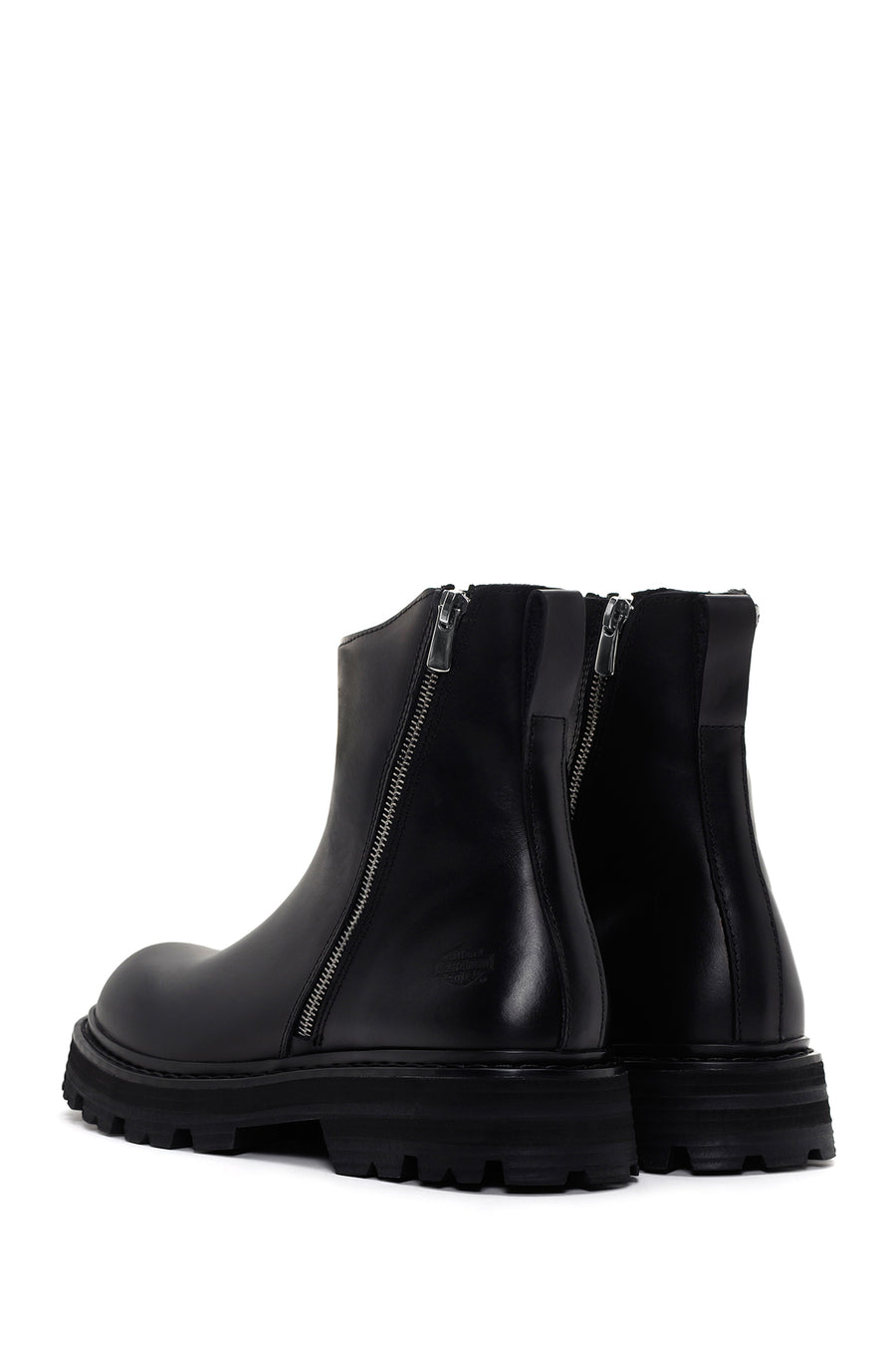 Harley Davidson Men's Black Thick Soled Zippered Boots