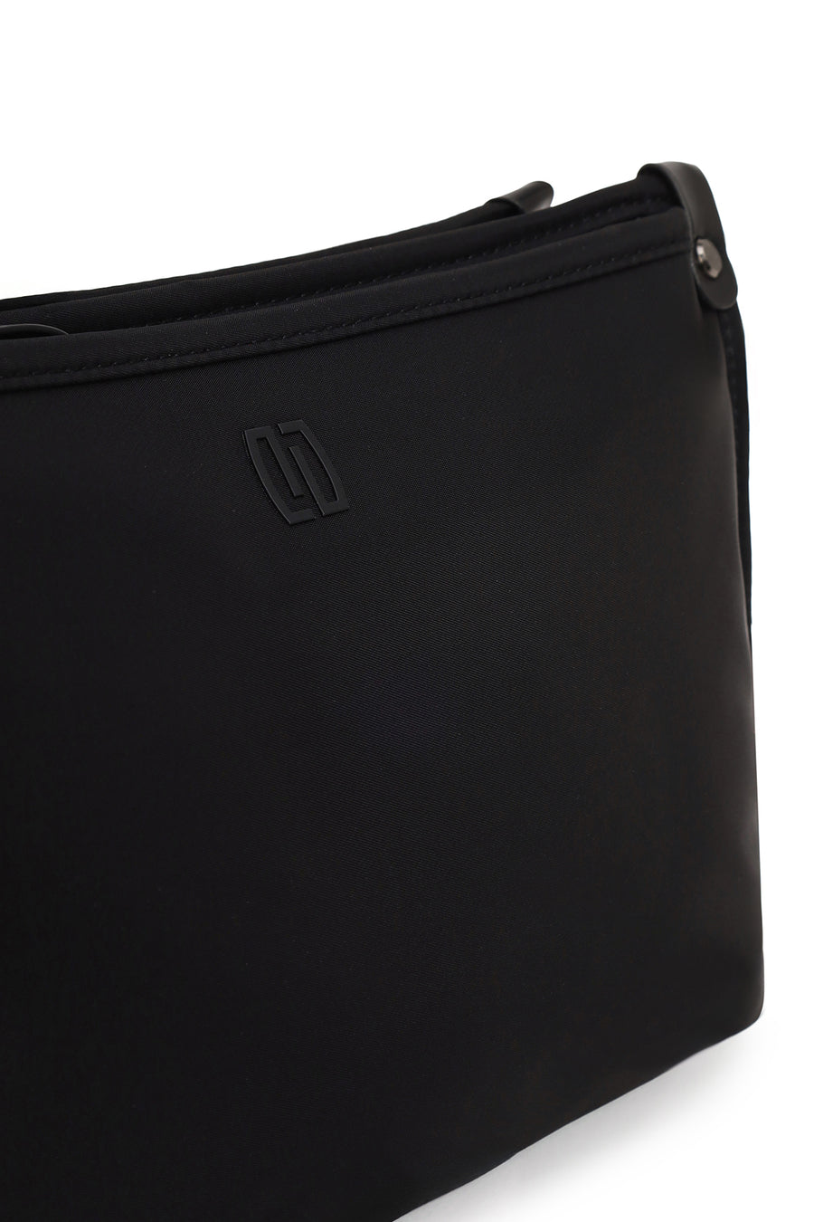 Male Black Fabric Mini Crossbody Bag