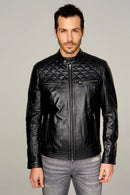 Adrian Men's Leather Jacket | Derimod