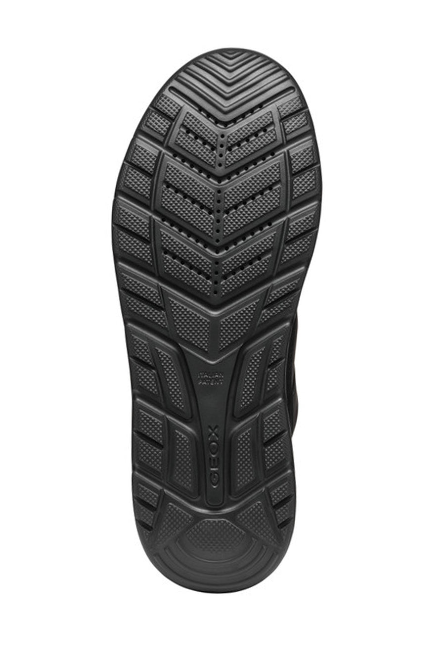 Geox Men Black Nebula Lace-Up Fabric Sneaker