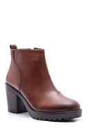 Women's Leather Heeled Boots | Derimod