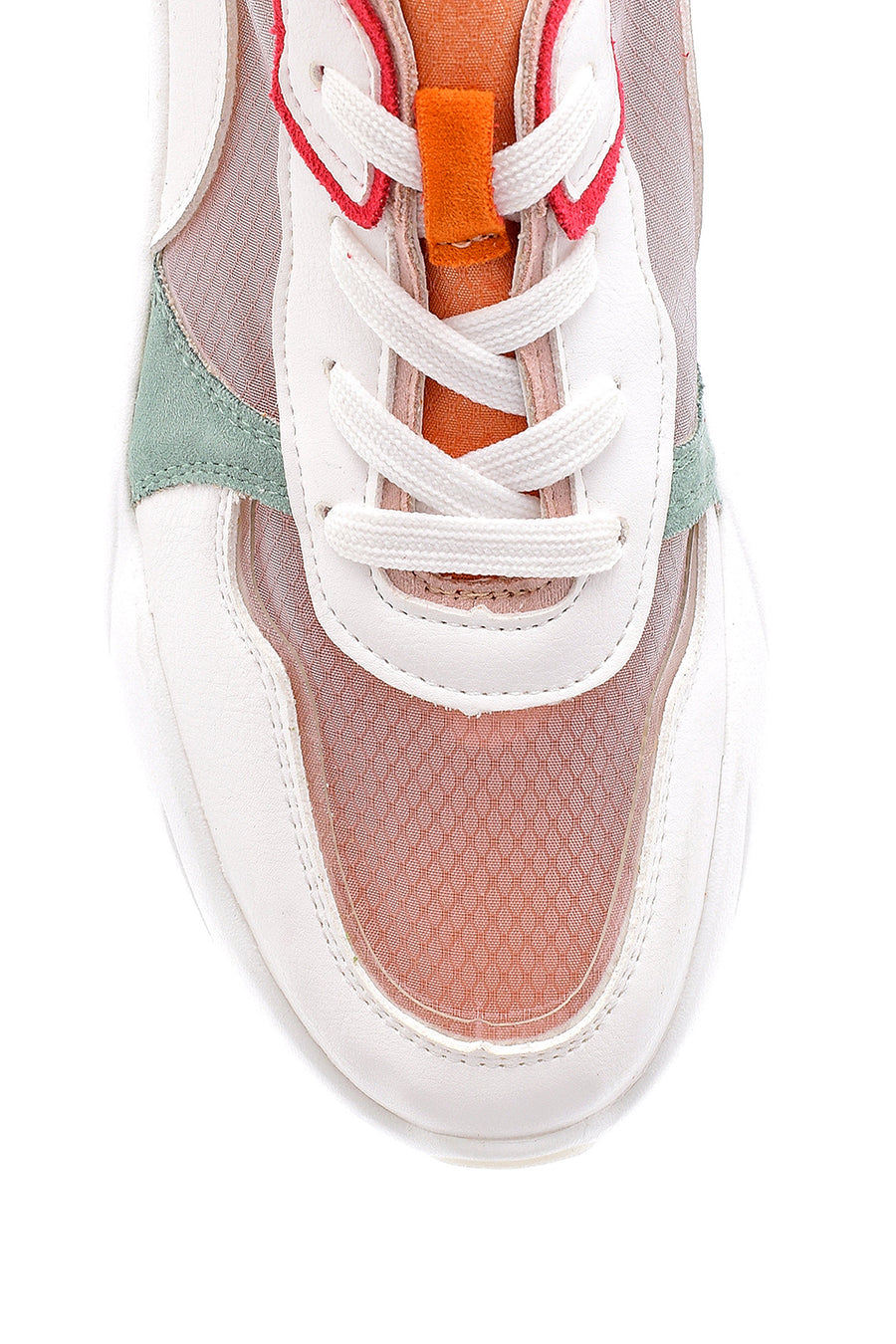 Kadın Pembe Şeffaf Detaylı Sneaker