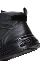 Men's Black Leather Casual Boots | Derimod