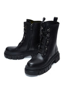 Women's Black Leather Boots | Derimod