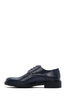 Men's Navy Blue Leather Casual Shoes | Derimod