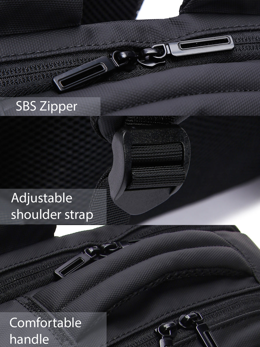 D-Pack Unisex Siyah Teknolojik Kumaş Sırt Çantası
