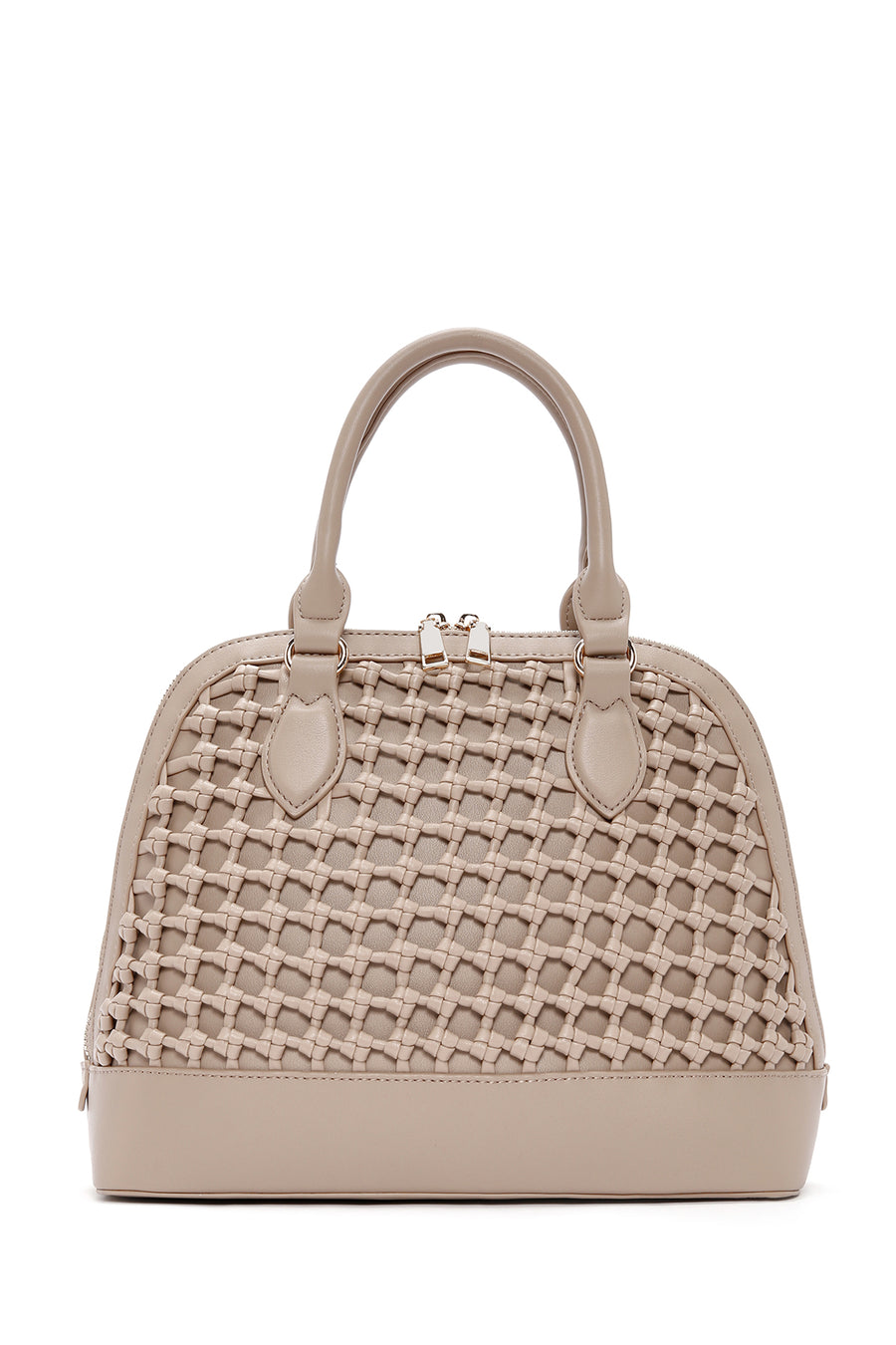 Women's Mink Long Strap Knitted Shoulder Bag
