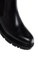 Men's Black Chelsea Leather Boots | Derimod