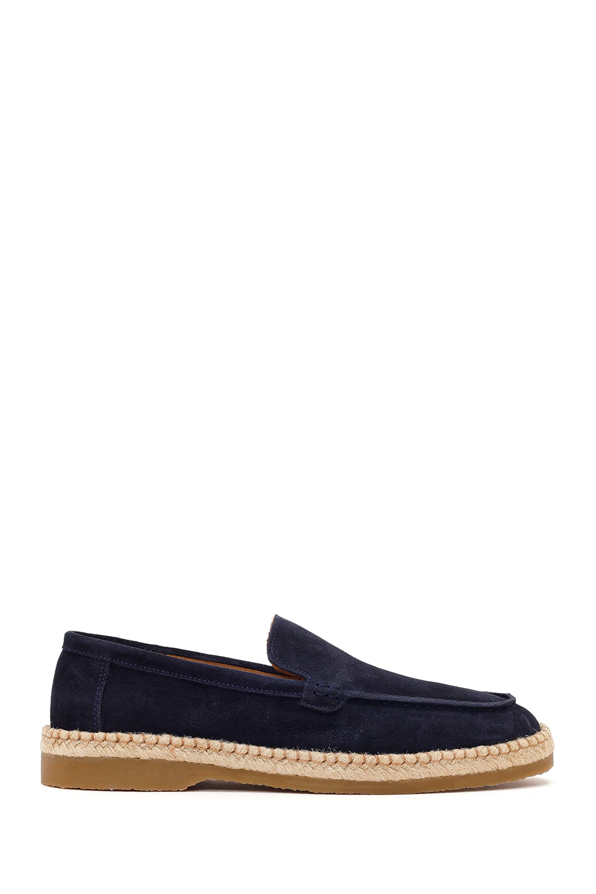 Men's Navy Blue Suede Leather Casual Loafer 26SFD828110 | Derimod