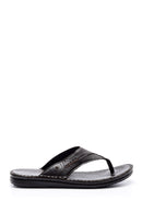 Men's Leather Slippers | Derimod