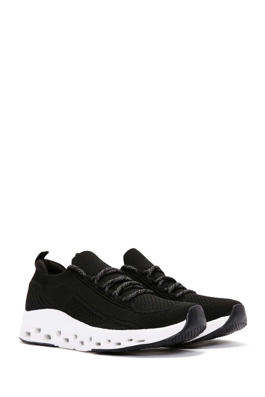 Derimod Zero Men's Black Lace-Up Thick Soled Sneaker