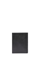 Men's Black Leather Card Holder | Derimod