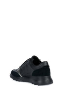 Geox Women's Black Alleniee Suede Detailed Sneaker | Derimod