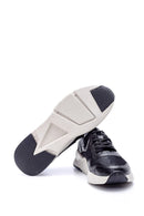 MEN'S HIGH-SOLE LEATHER SNEAKER | Derimod