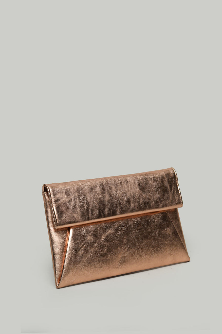 Champagne Women's Portfolio with Chain Strap