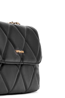 Women's Black Long Chain Strap Quilted Shoulder Bag | Derimod