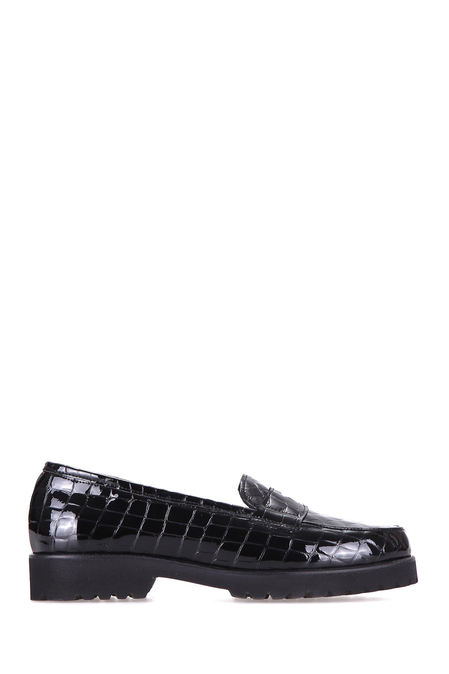 Crocodile Patterned Women's Leather Shoes 18WFD2801E3 | Derimod