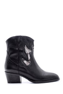 Women's Suede Leather Cowboy Boots | Derimod