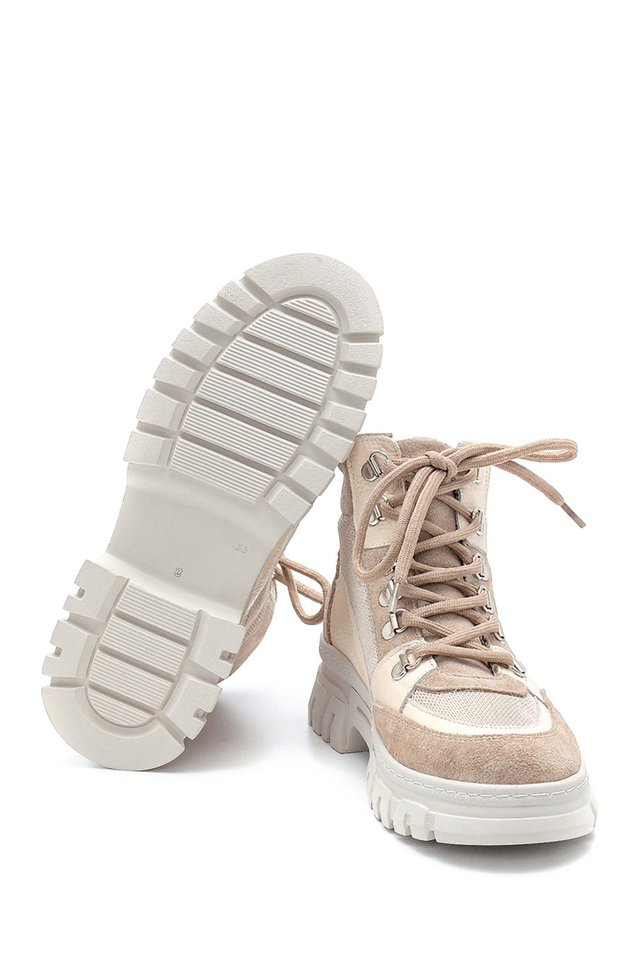 Women's Suede Leather Thick Soled Boots