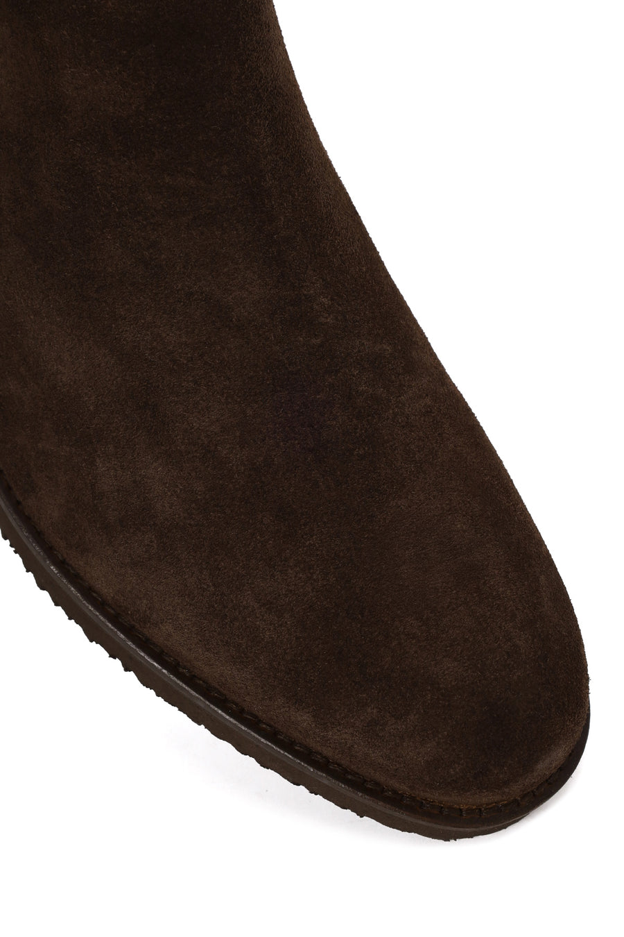 Male Brown Suede Casual Chelsea Boots