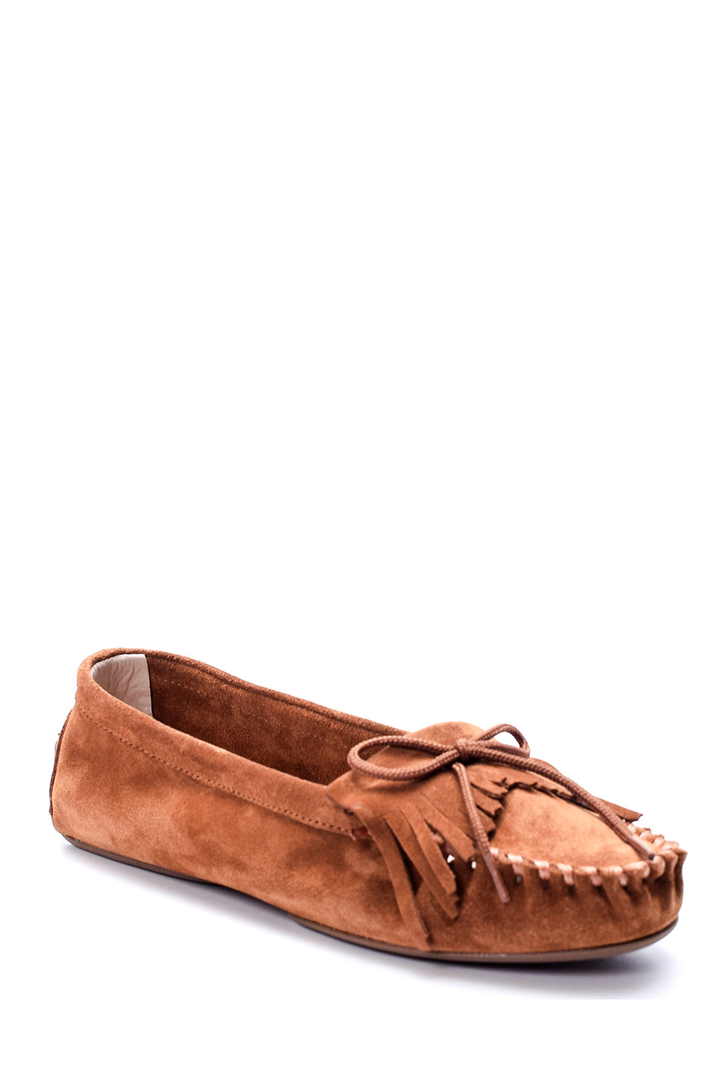 Kadın Süet Deri Loafer