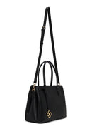 Woman Black Classic Shoulder Bag with Long Strap | Derimod