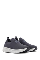 Derimod Zero Men's Gray Thick Soled Fabric Sneaker | Derimod