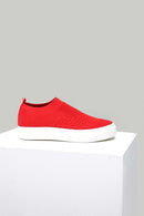 Red Fabric Women's Shoes | Derimod