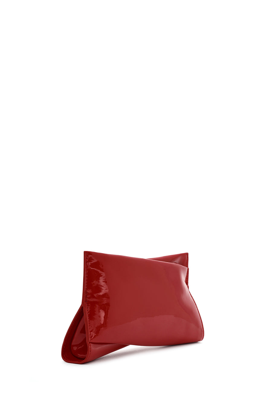 Women's Red Chain Strap Clutch Bag
